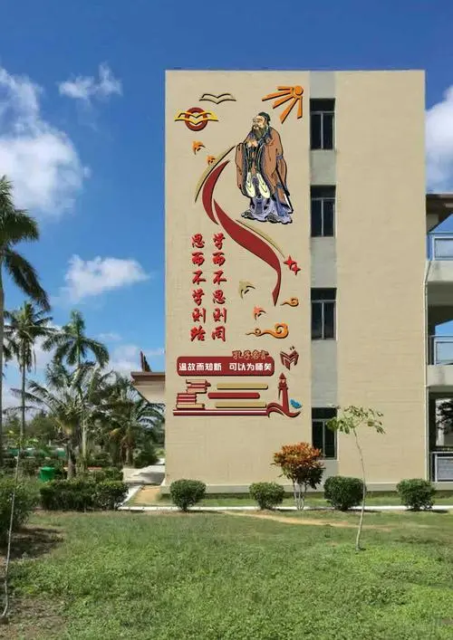 文化墻強烈的藝術表達，使其廣泛應用于現(xiàn)代裝飾
